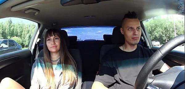  FAKE TAXI WITH A GIRL FROM EXCORT